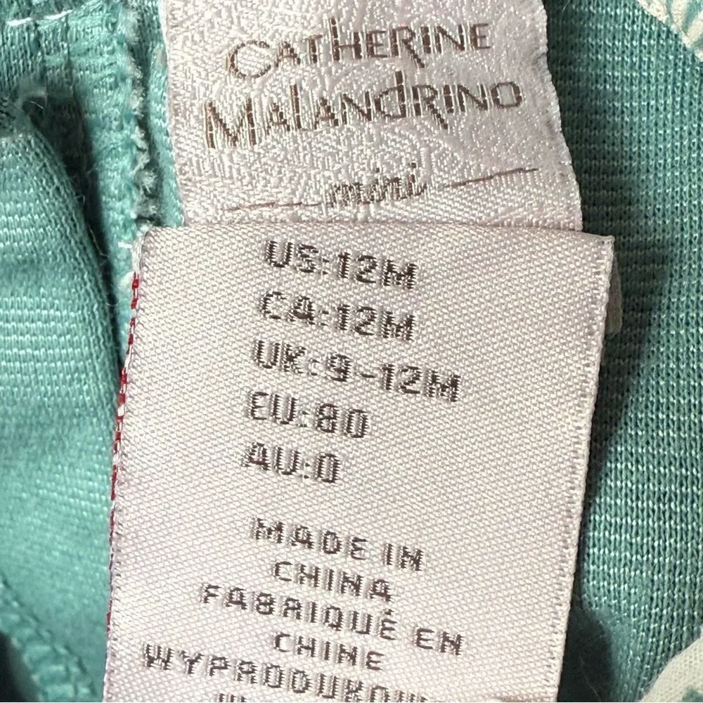 Catherine Malandrino infant girls 12‎ month dress with ruffles